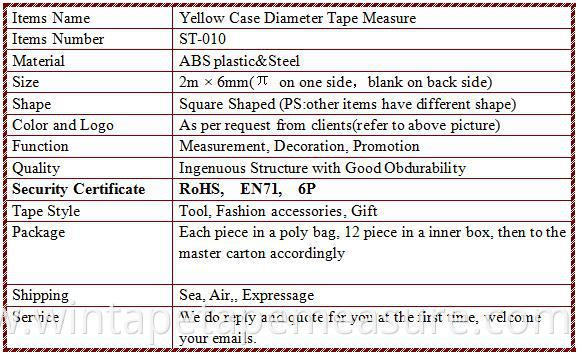 Measure/ Small Size ABS Promotion Measuring Tape with Logo Mini Steel 1m